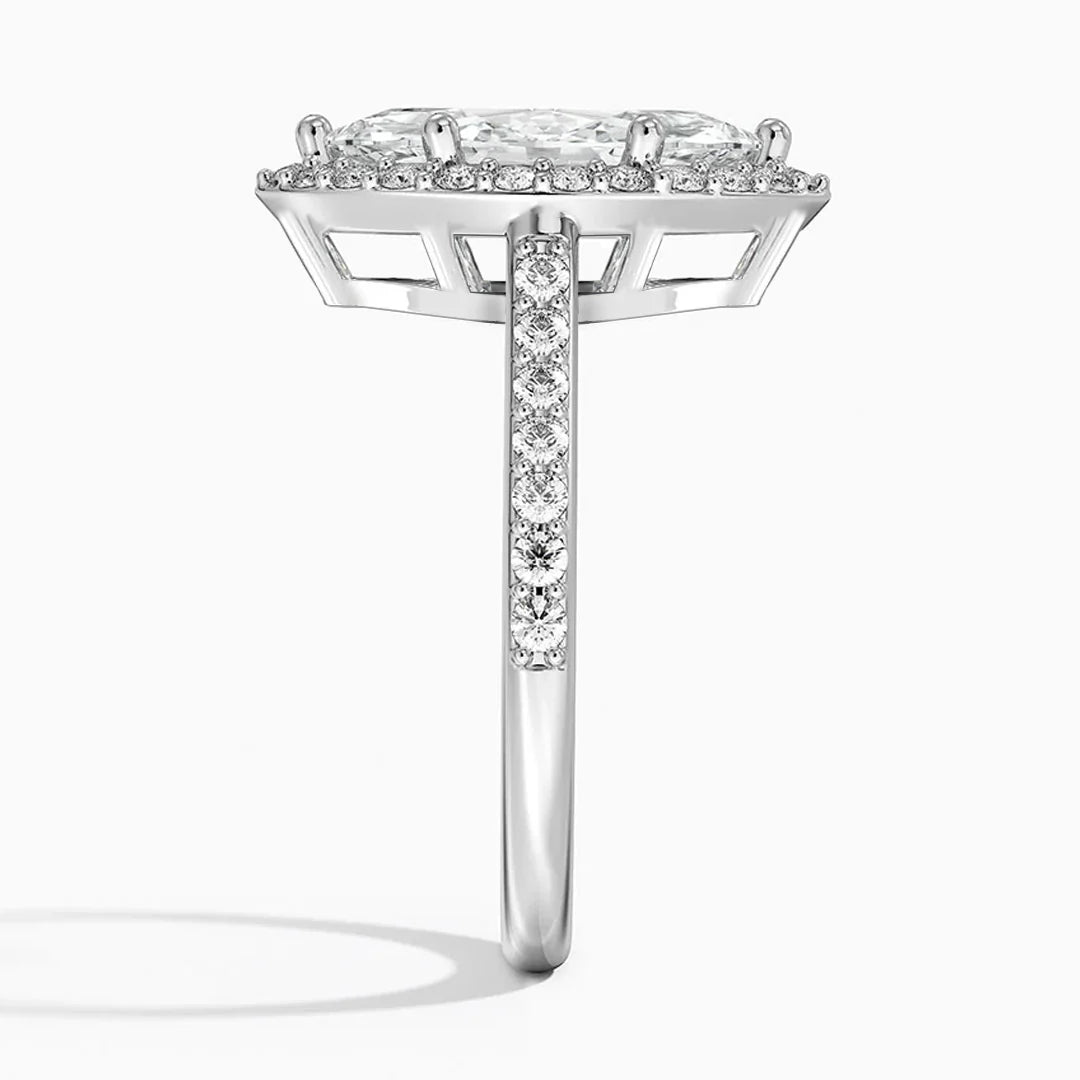 Aurielle Signature Marquise-Cut MoissaniteRing