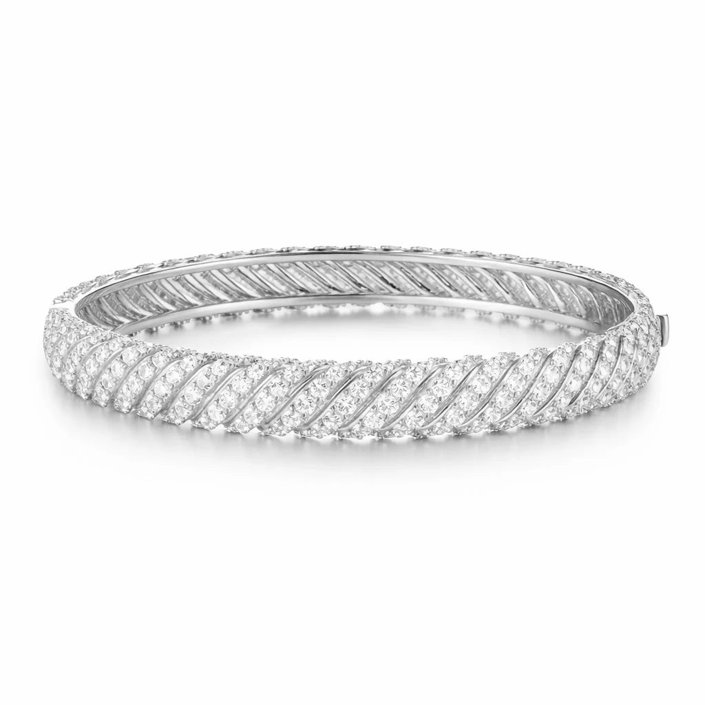 Aurora Twist Moissanite Bracelet