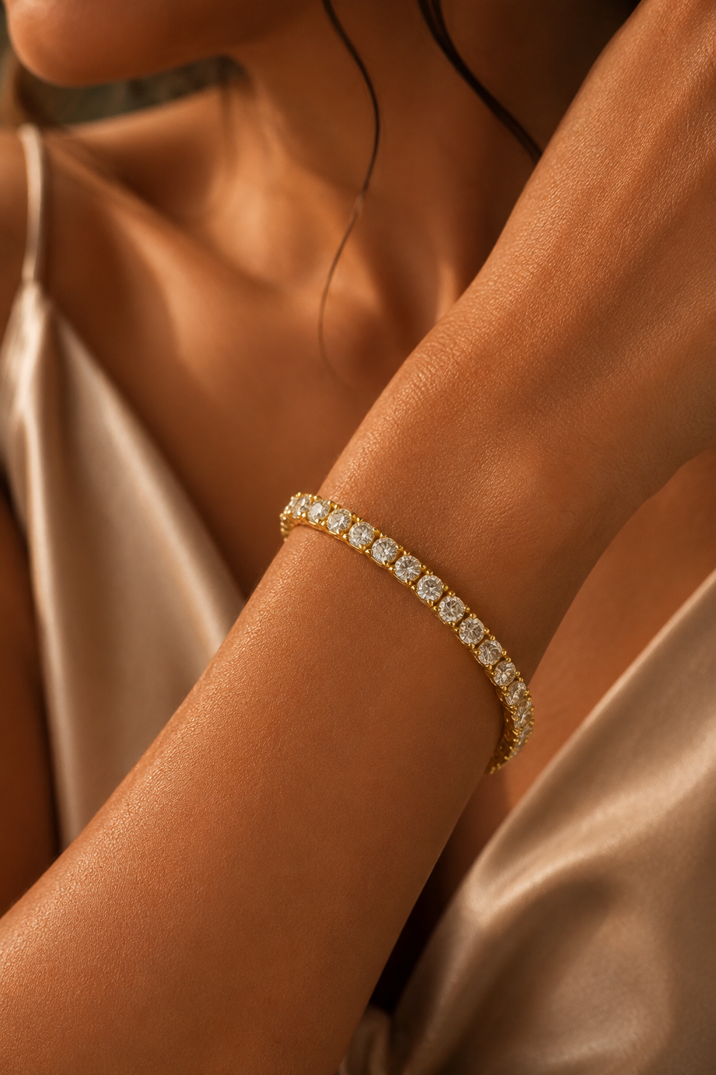 Celestia Signature Tennis Moissanite Bracelet
