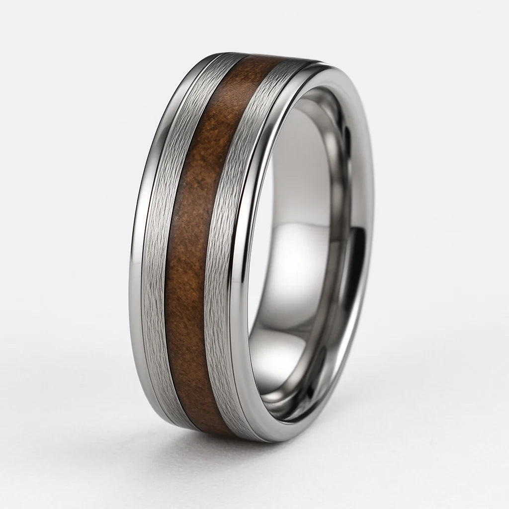 Ironwood Tungsten Ring