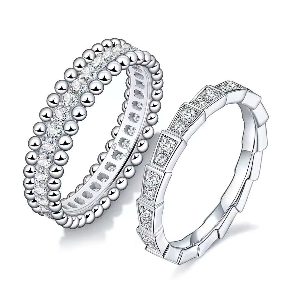 Nocturna Signature Moissanite Eternity Ring