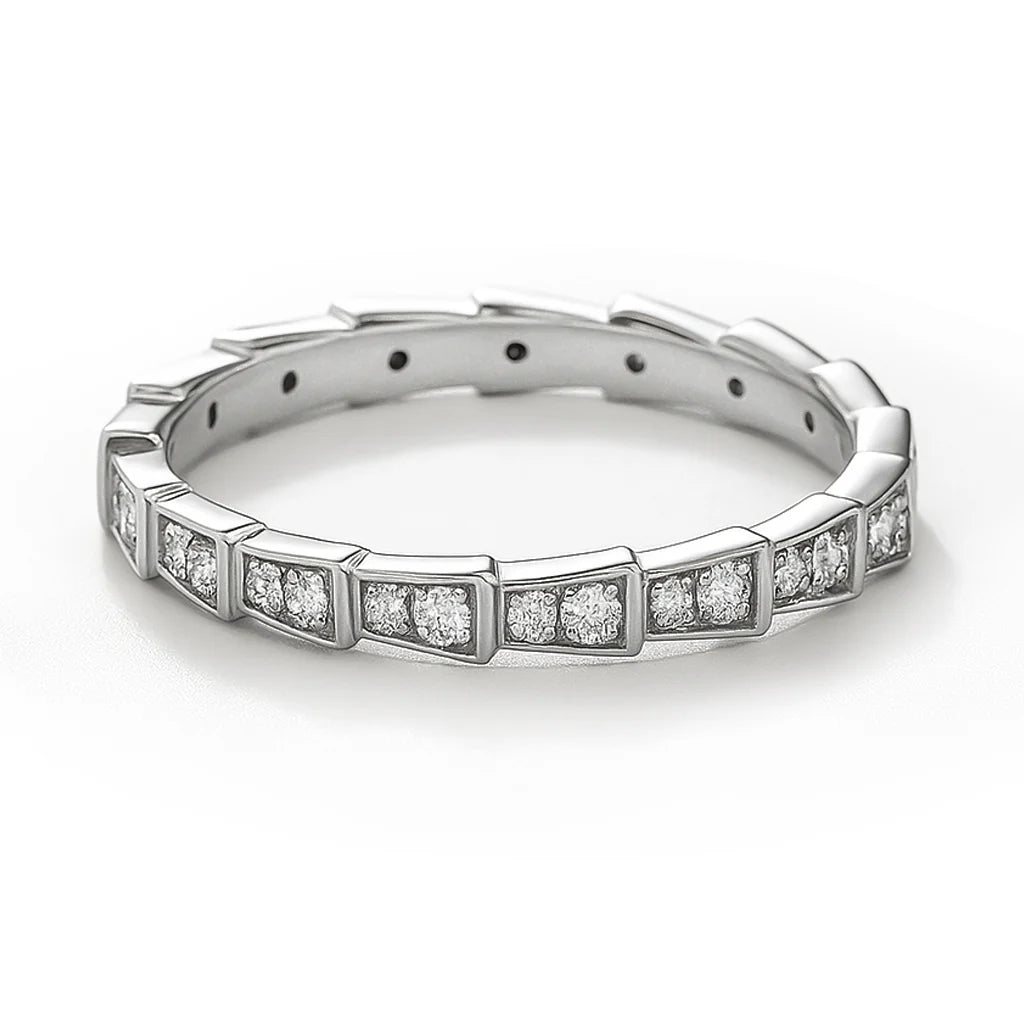 Nocturna Signature Moissanite Eternity Ring