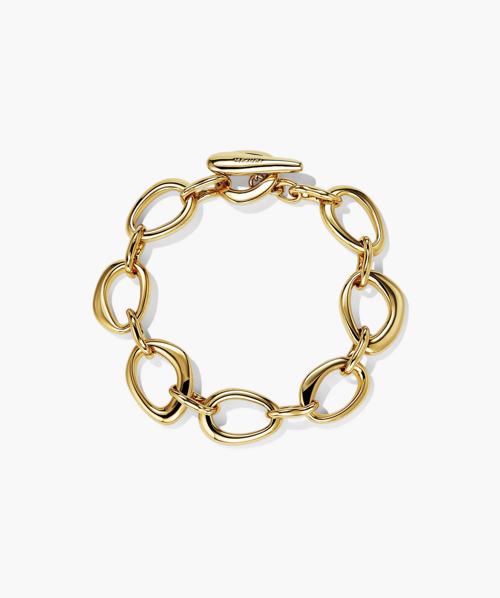 Organic Dome Ripple Chain Bracelet