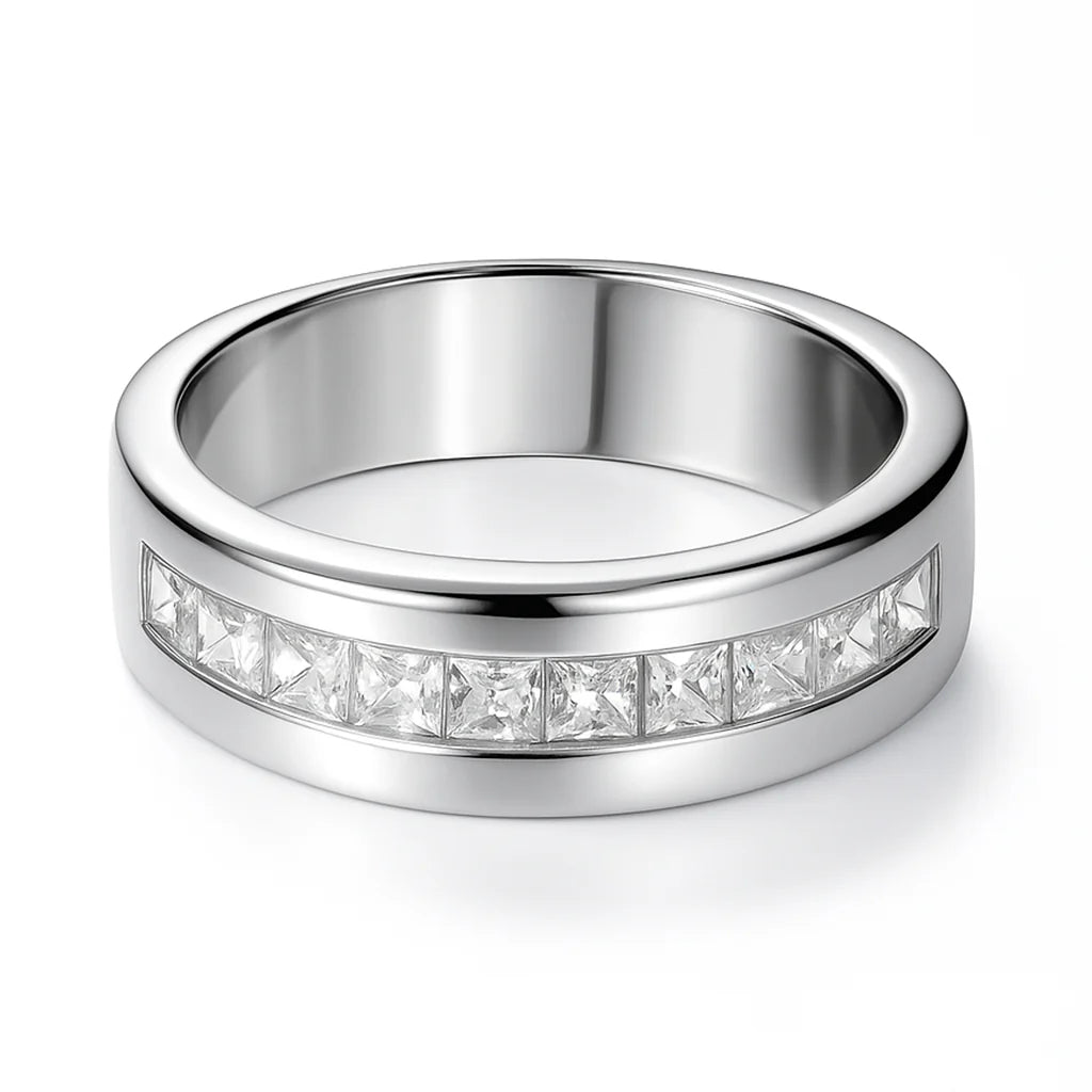 The Zen Signature Moissanite Ring for Men