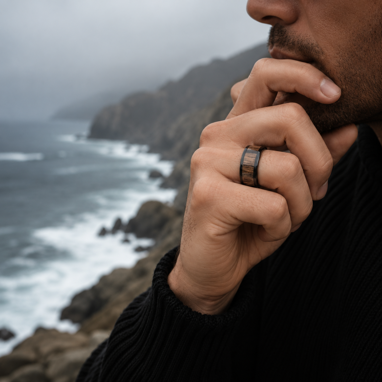 Arden Tungsten Ring For Men