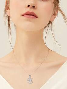Selene Luna Moissanite Necklace