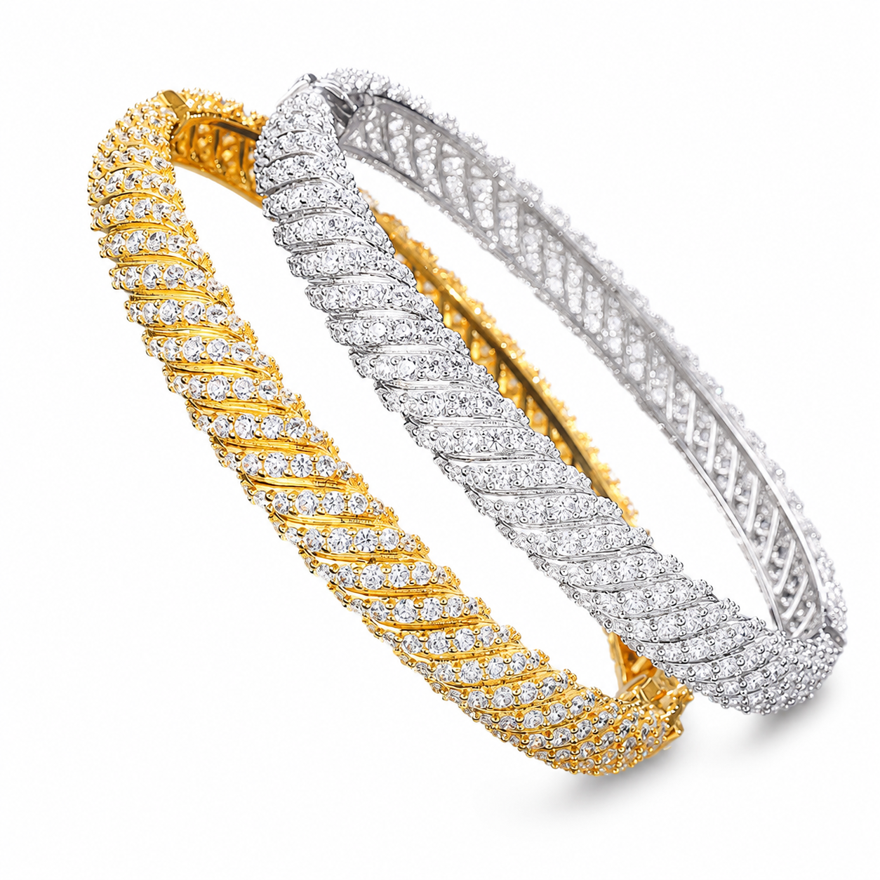 Aurora Twist Moissanite Bracelet