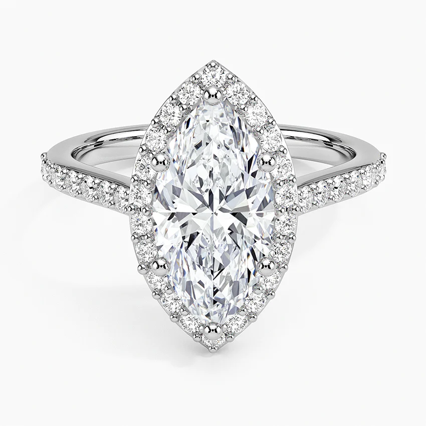 Aurielle Signature Marquise-Cut  MoissaniteRing