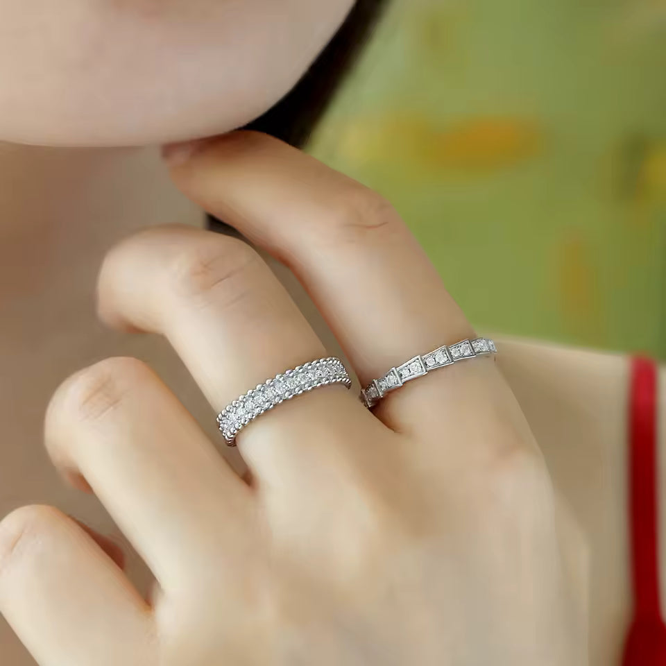 Nocturna Signature Moissanite Eternity Ring