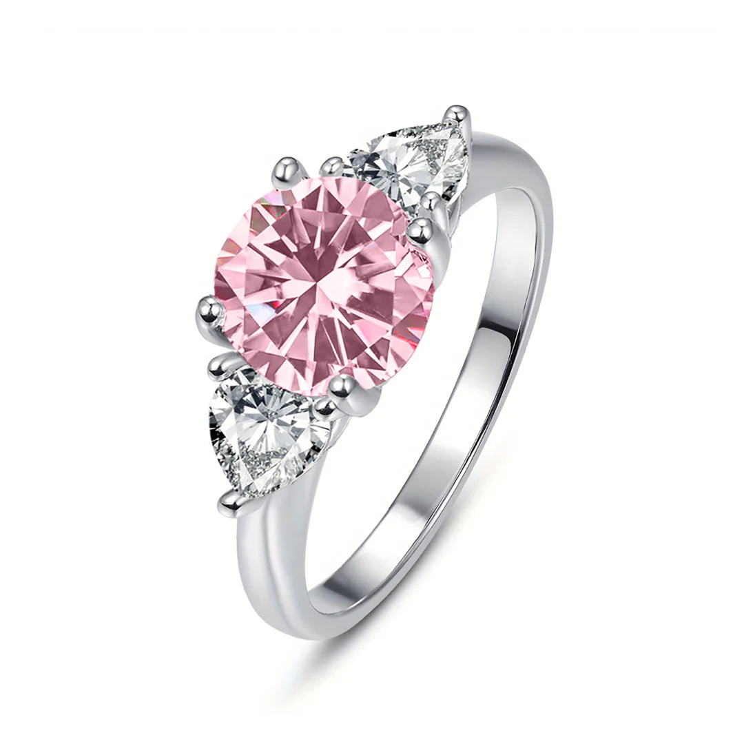 Rosavelle Pink Moissanite Ring