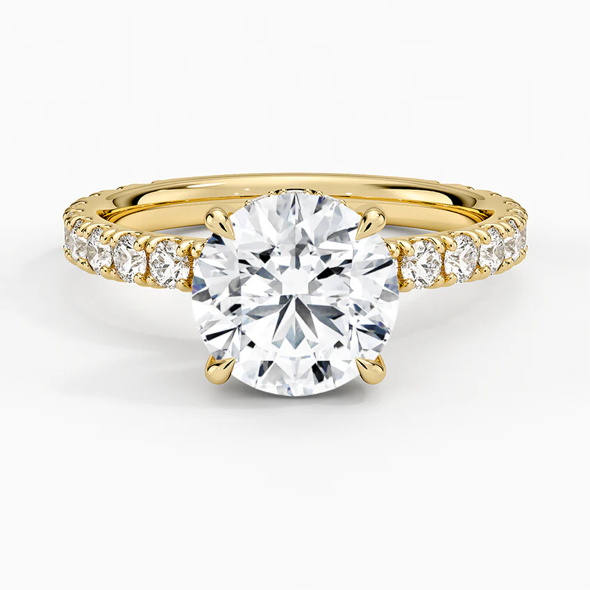 Selene Pavé Moissanite Ring