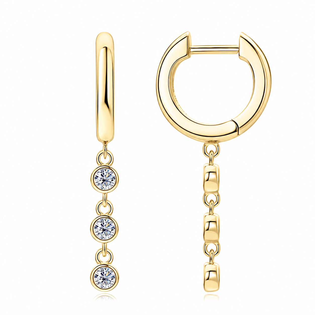 Celestia Station Moissanite  Earrings