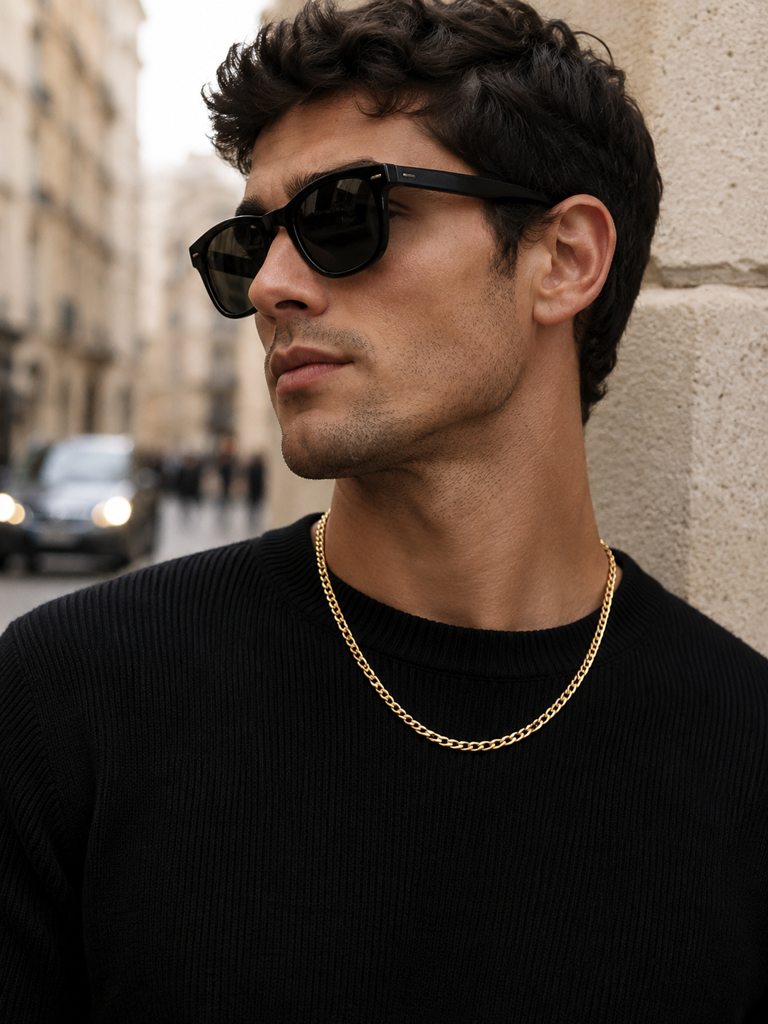 Atlas Curb  Unisex Necklace