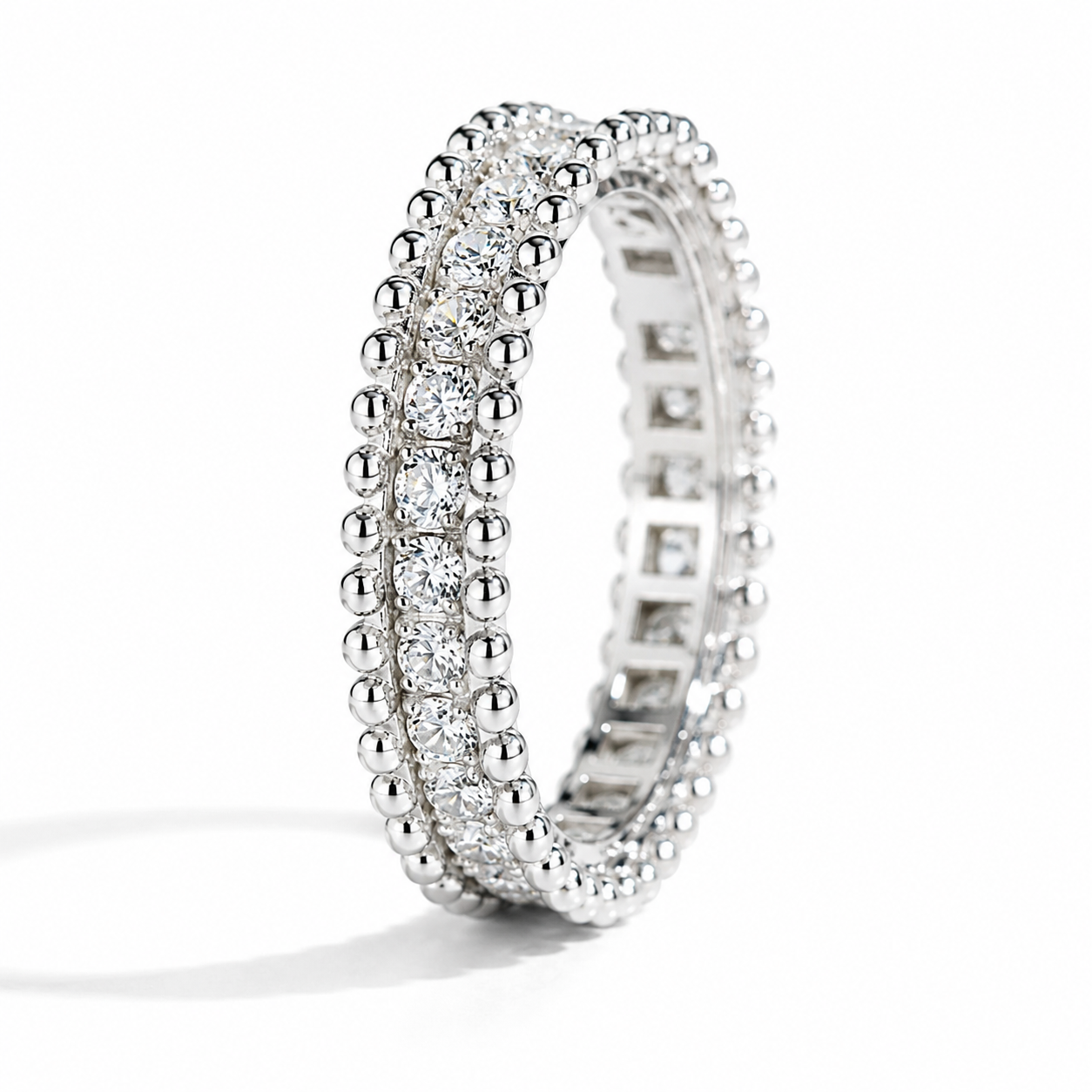 E╠üclat Signature Moissanite Ring