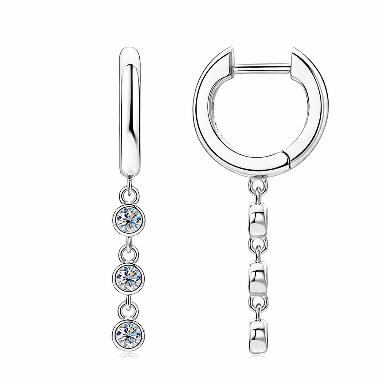 Celestia Station Moissanite  Earrings